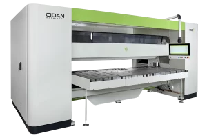 pro z upp ned bockare kantvikmaskin med anslagsbord mot vit bakgrund