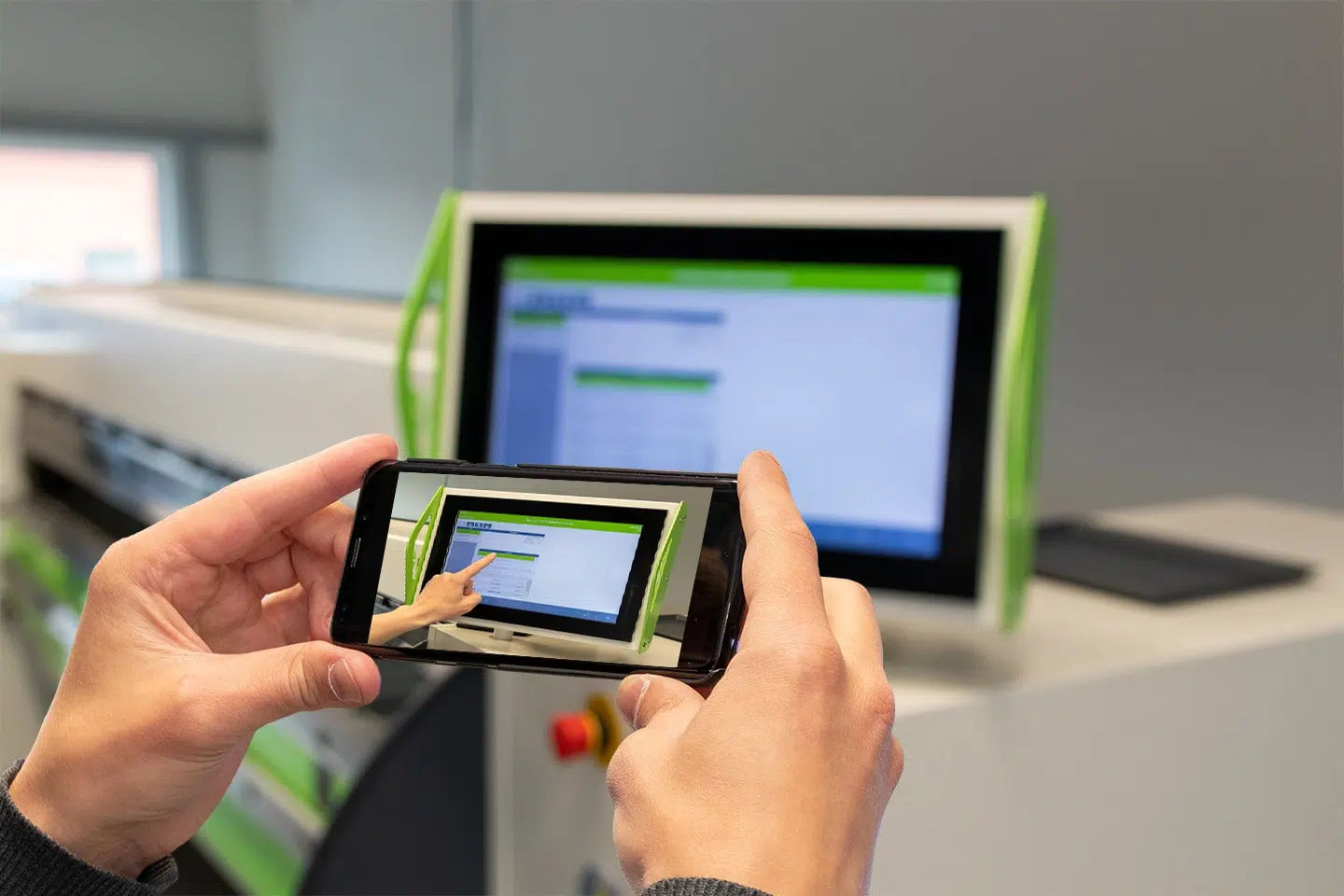 Bild på service via mobilen