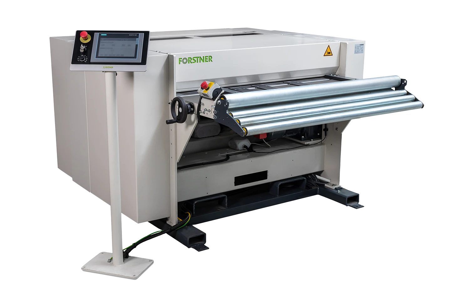 forstner klippsträcka nuslit med styrsystem mot vit bakgrund